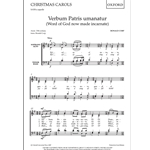 Verbum Patris umanatur (Word of God now made incarnate)