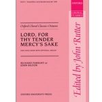 Lord, for thy tender mercy's sakeVocal score