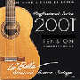 String--guitar  La Bella Pro Series - X-hard - Clear/silver-plated