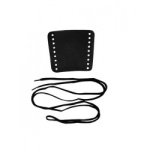 Valve Guard--french Horn - Leather Black - Laces