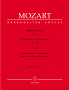 Symphony #40 in G minor K550