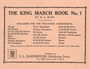 King March Book