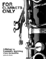 For Clarinets Only - Student Book