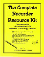 Recorder Resource Kit Volume 1