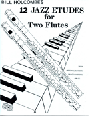 12 Intermediate Jazz Etudes / 2 Flutes