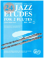 24 Jazz Etudes For 2 Flutes Volume 1