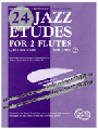 24 Jazz Etudes For 2 Flutes Volume 2