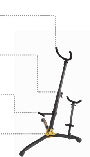 Stand--bari Sax  Hercules Combo - Cradle W/alto/tenor