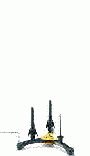 Stand--flute/clar  Hercules Combo - Flute/picc/clar Pegs - W/bag