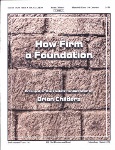How Firm a Foundation