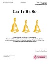 Let It Be So