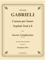 Canzon per sonar septimi toni a 8 from Sacrae Symphoniae