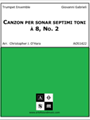 Canzon per sonar septimi toni a 8 #2