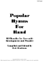 Popular Hymns For Band