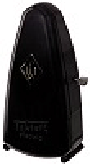 Metronome--Wittner Piccolo Taktell  836 - 836 - Black