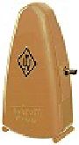 Metronome--Wittner Piccolo Taktell  835 - 835 - Light Brown