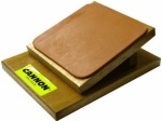 Practice Pad--standard - Wood Angled Base - Rubber