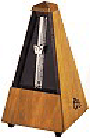 Metronome--Wittner Standard Wood  803 - 803 - Walnut Finish w/o Be