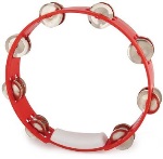Tambourine--true Colors  Red 10" - Red - 10"