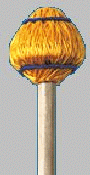 Mallets--balter 62 - M-hard Cord/rubber C - Rattan Handles