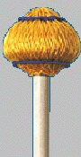 Mallets--balter 64 - M-soft Cord/rubber C - Rattan Handles