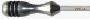 Baton--Mollard  Lancio - 12" Carbon Fiber/whi - Aluminum/silver Hand