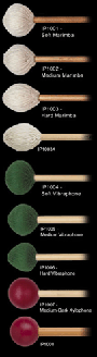 Mallets--ip  Jim Casella Ip1008 - Xylo Med-dark - Rattan Handles