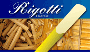 Reed - Bb Clarinet Rigotti Gold - Strength 5 - 3-pack