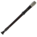 Recorder--soprano  Angel Plastic - Baroque--two Piece - Brown
