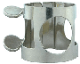 Ligature--b-flat Clar  Trophy Standard - 2-screw - Nickel-plated