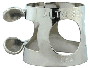 Ligature--alto Sax  Trophy Standard - 2-screw - Nickel-plated