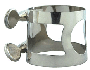 Ligature--tenor Sax  Trophy Standard - 2-screw - Nickel-plated