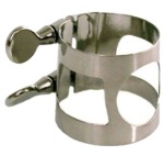 Ligature--bass Clar  Amp Standard - 2-screw - Nickel-plated