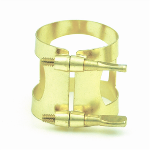 Ligature--alto Sax  Trophy Standard - 2-screw - Gold-lacquered