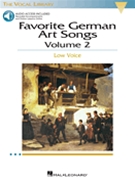 Favorite German Art Songs Volume 2 by Various for Low Voice (Vocal Library)