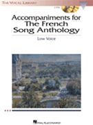 French Song Anthology by Low Voice - CD - Walters and Kimball - for Accompaniment CD