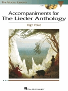 Lieder Anthology by Various - Walters and Saya - for Accompaniment CD (High Voice - CD)