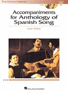 Anthology Of Spanish Song by Various - Walters and Di Palma - for Accompaniment CD (Low Voice - CD)