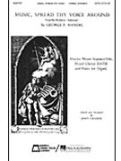 Music Spread Thy Voice Around by Handel George Frideric - Cramer John - for SATB