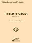 Cabaret Songs 1/2 by Bolcom WIlliam for Medium Voice (Vols 1/2)