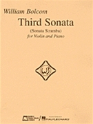 3rd Sonata by Bolcom WIlliam for Violin and Piano