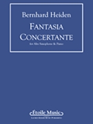 Fantasia Concertante by Heiden Bernhard for Alto Saxophone S