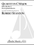 Quartet In C Major by Haydn Joseph - Stanton Robert - for Saxophone Quartet