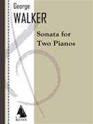 Sonata for 2 Pianos by Walker George for