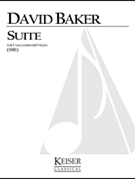 Suite for Unaccompanied Violin by Baker David for