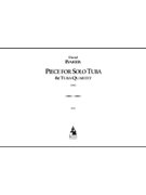 Piece for Solo Tuba/Tuba Quartet by Baker David for Full Score