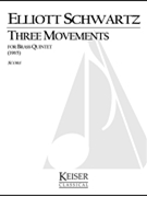 3 Movements for Brass Quintet by Schwartz Elliott for Full Score