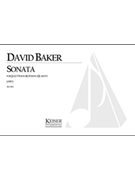 Sonata for Jazz Violin and String Quartet by Baker David for Full Score