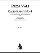 Calligraphy No. 4 by Vali Reza for Full Score