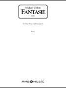 Fantasie for Flute Piano and String Quartet by Cohen Michael for Full Score